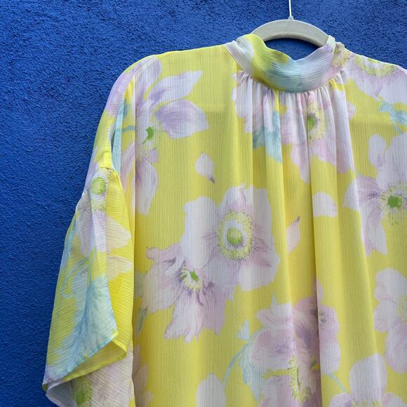 h&m yellow floral maxi dress - Picture 2 of 7